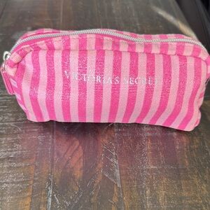 Victoria's Secret Pink Striped Pouch